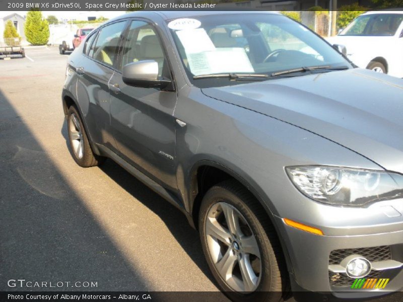 Space Grey Metallic / Oyster Nevada Leather 2009 BMW X6 xDrive50i