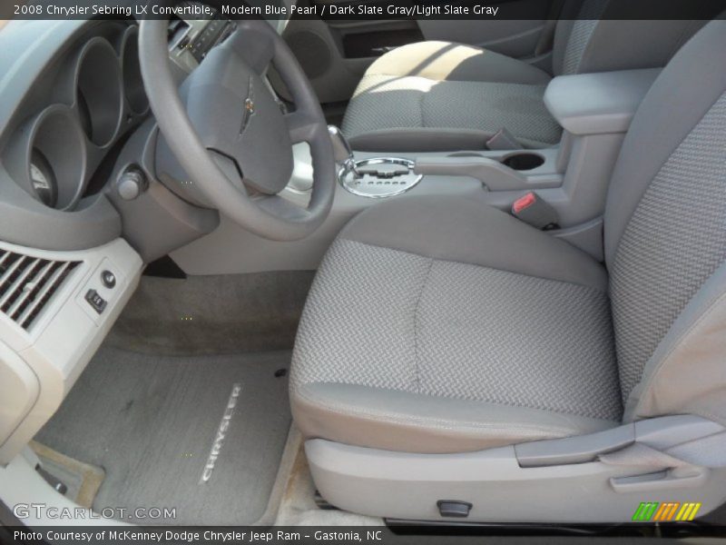 Modern Blue Pearl / Dark Slate Gray/Light Slate Gray 2008 Chrysler Sebring LX Convertible