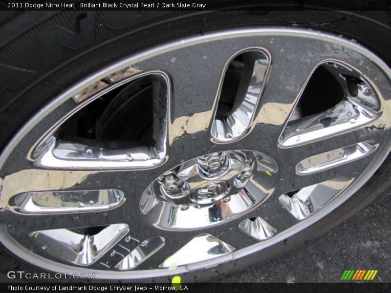 Brilliant Black Crystal Pearl / Dark Slate Gray 2011 Dodge Nitro Heat