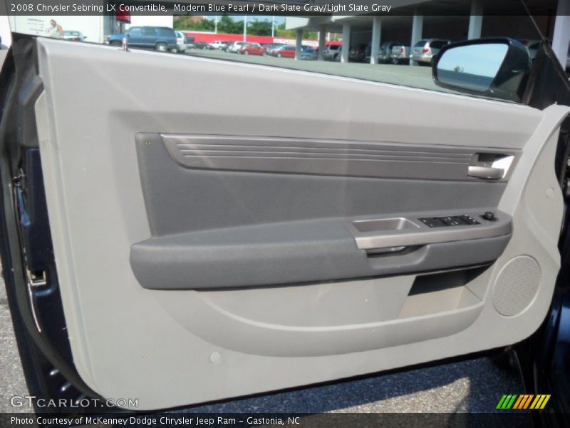 Modern Blue Pearl / Dark Slate Gray/Light Slate Gray 2008 Chrysler Sebring LX Convertible