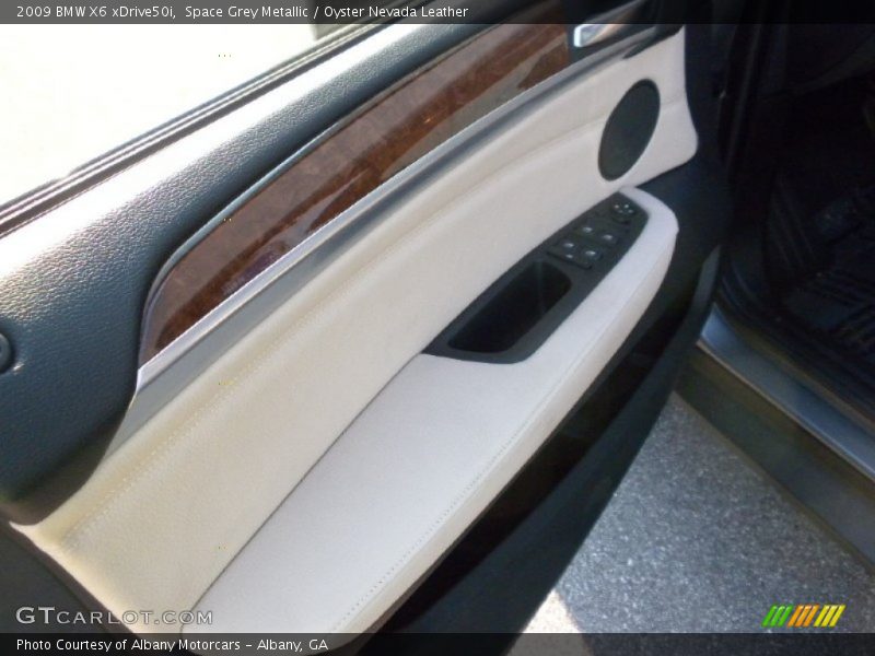 Space Grey Metallic / Oyster Nevada Leather 2009 BMW X6 xDrive50i