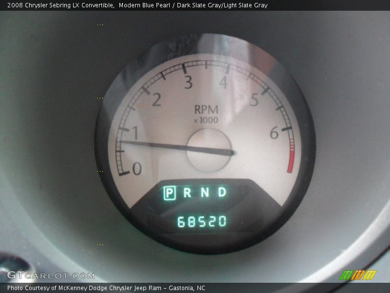 Modern Blue Pearl / Dark Slate Gray/Light Slate Gray 2008 Chrysler Sebring LX Convertible
