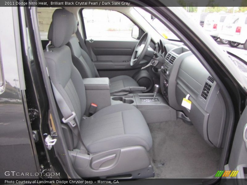 Brilliant Black Crystal Pearl / Dark Slate Gray 2011 Dodge Nitro Heat