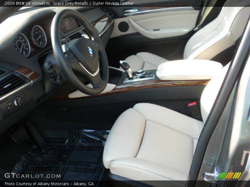 Space Grey Metallic / Oyster Nevada Leather 2009 BMW X6 xDrive50i