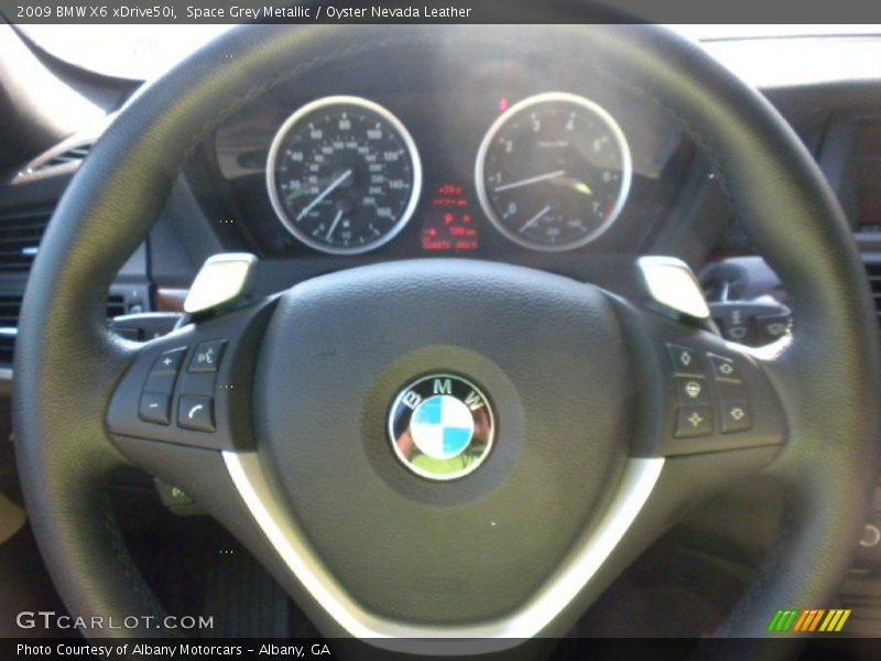 Space Grey Metallic / Oyster Nevada Leather 2009 BMW X6 xDrive50i