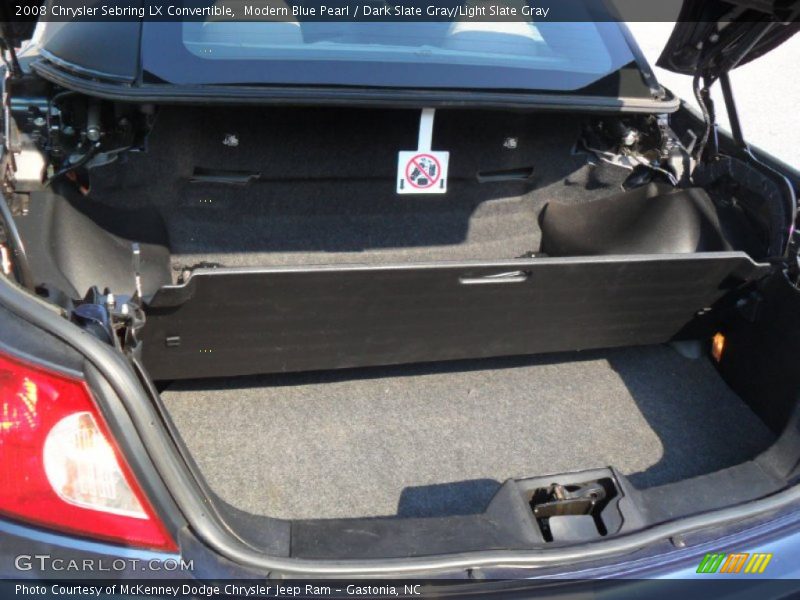 Modern Blue Pearl / Dark Slate Gray/Light Slate Gray 2008 Chrysler Sebring LX Convertible