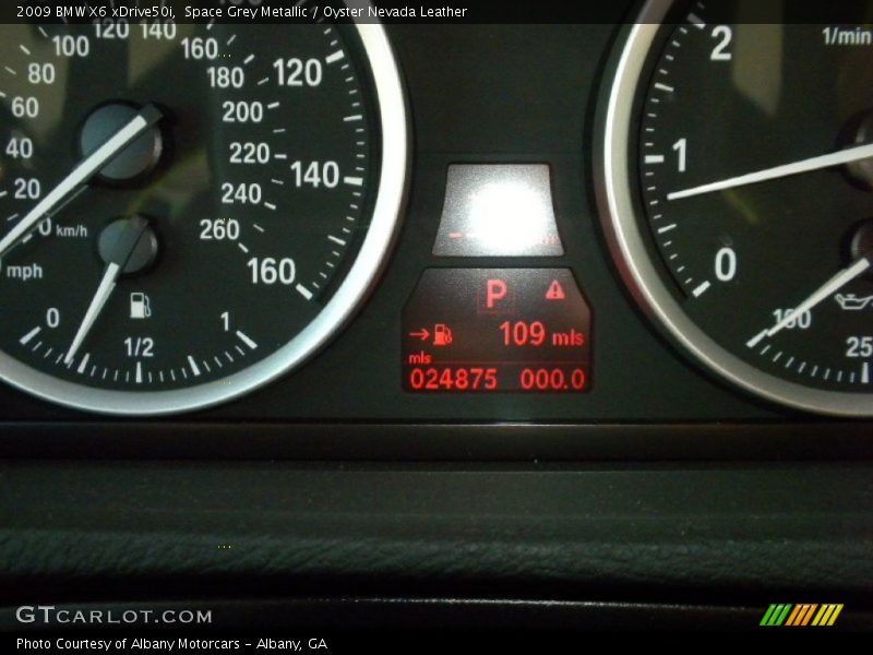 Space Grey Metallic / Oyster Nevada Leather 2009 BMW X6 xDrive50i