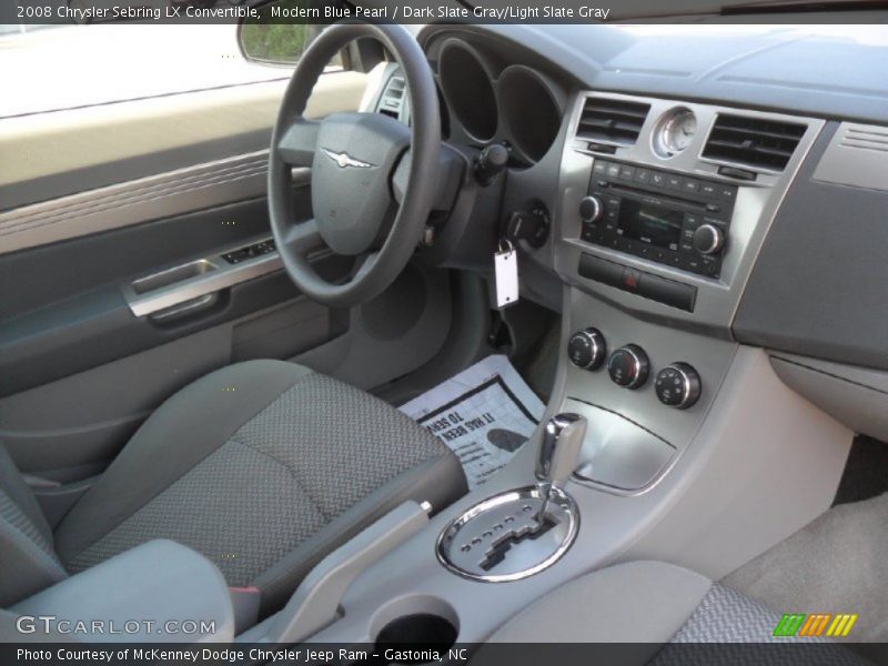 Modern Blue Pearl / Dark Slate Gray/Light Slate Gray 2008 Chrysler Sebring LX Convertible