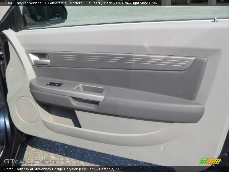 Modern Blue Pearl / Dark Slate Gray/Light Slate Gray 2008 Chrysler Sebring LX Convertible