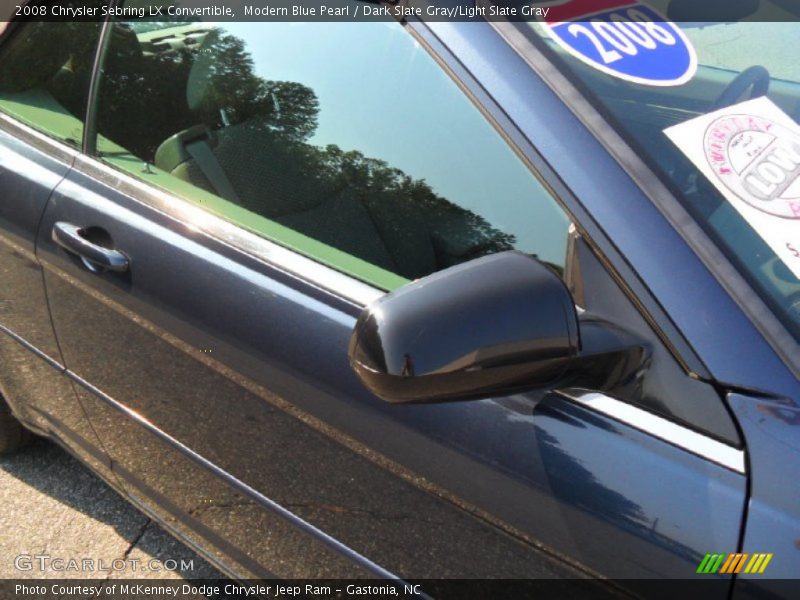 Modern Blue Pearl / Dark Slate Gray/Light Slate Gray 2008 Chrysler Sebring LX Convertible