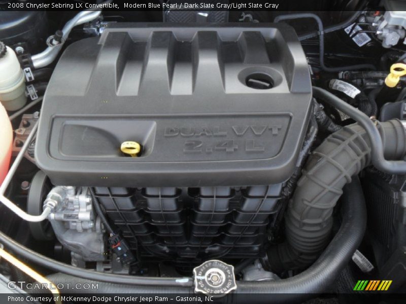 Modern Blue Pearl / Dark Slate Gray/Light Slate Gray 2008 Chrysler Sebring LX Convertible