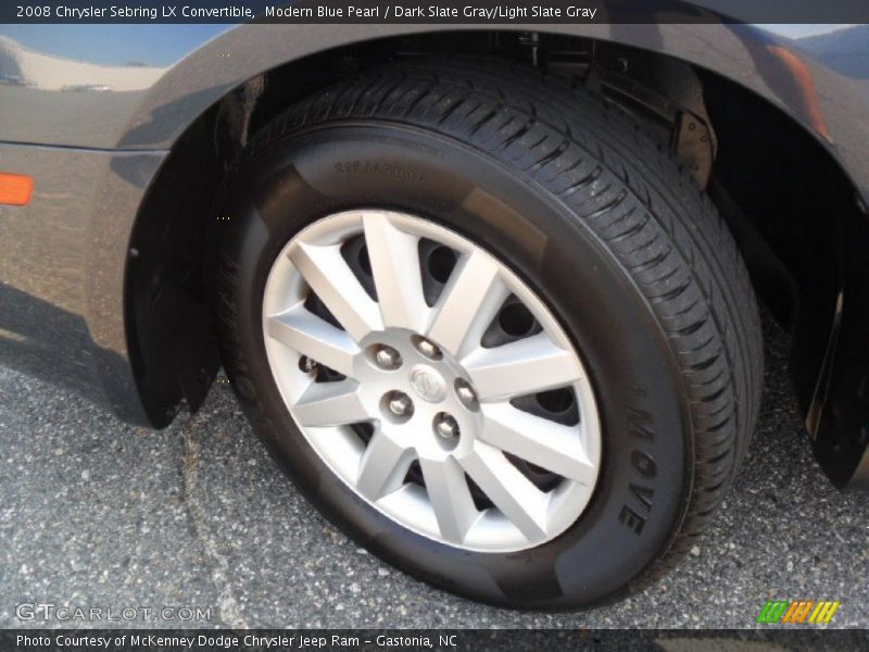 Modern Blue Pearl / Dark Slate Gray/Light Slate Gray 2008 Chrysler Sebring LX Convertible