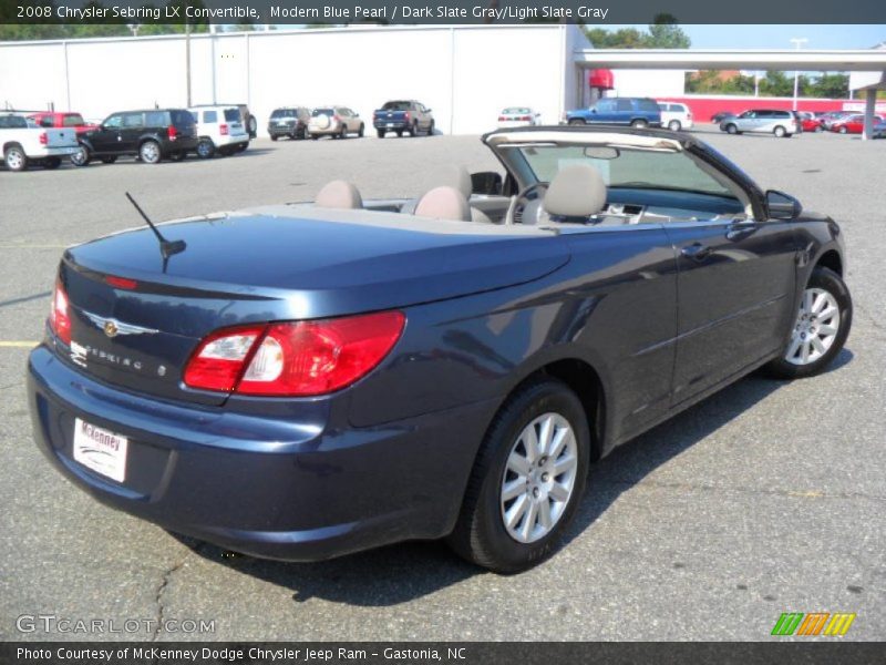 Modern Blue Pearl / Dark Slate Gray/Light Slate Gray 2008 Chrysler Sebring LX Convertible