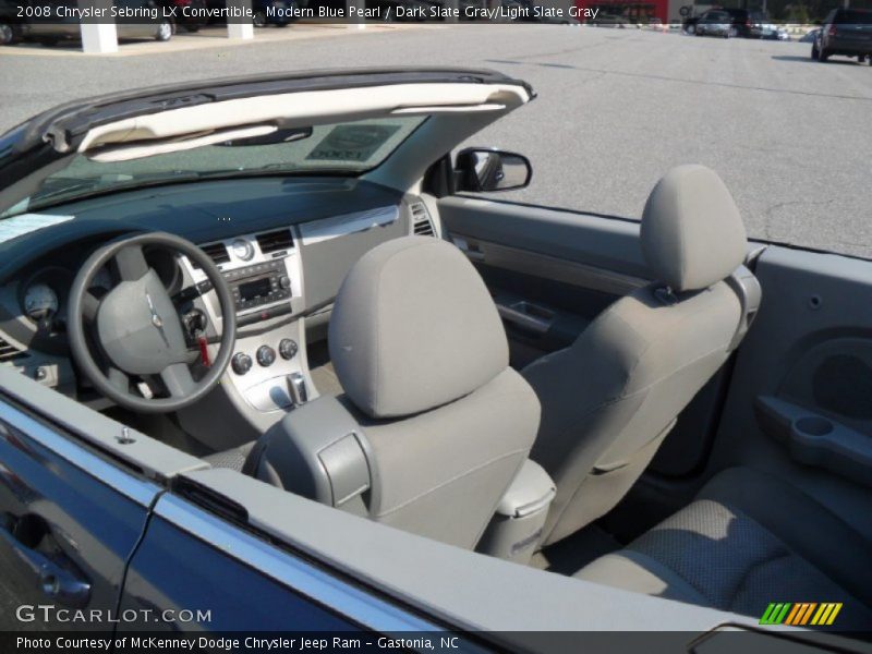 Modern Blue Pearl / Dark Slate Gray/Light Slate Gray 2008 Chrysler Sebring LX Convertible