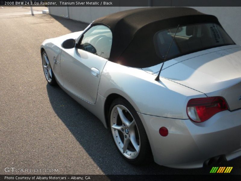 Titanium Silver Metallic / Black 2008 BMW Z4 3.0si Roadster
