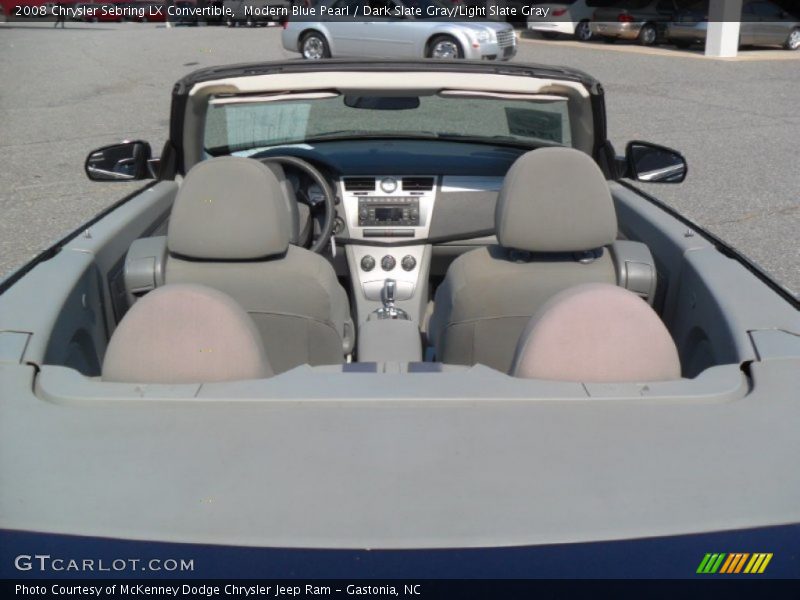 Modern Blue Pearl / Dark Slate Gray/Light Slate Gray 2008 Chrysler Sebring LX Convertible
