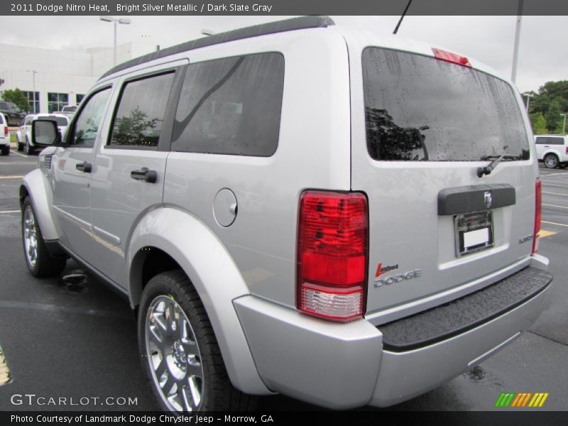 Bright Silver Metallic / Dark Slate Gray 2011 Dodge Nitro Heat