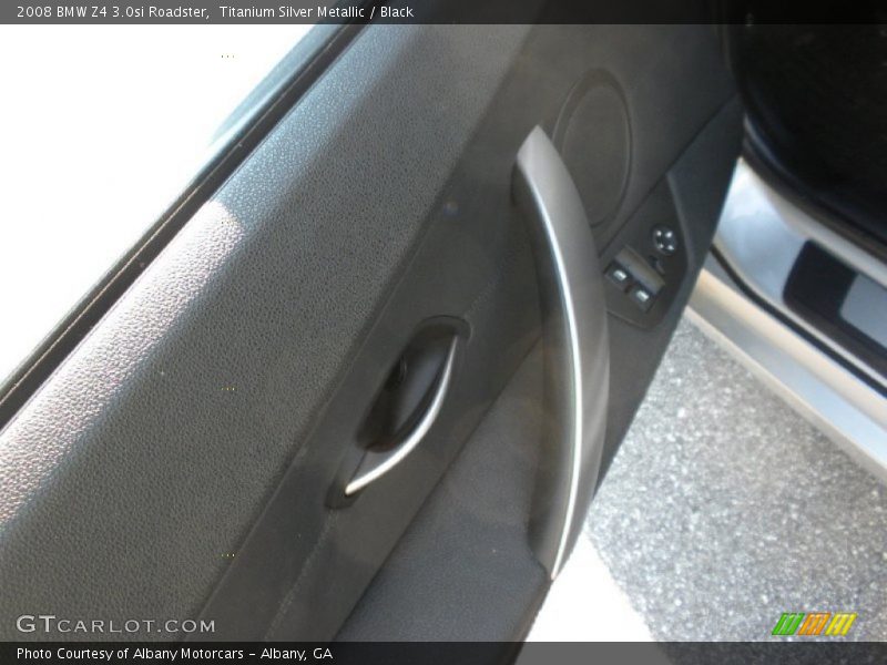 Titanium Silver Metallic / Black 2008 BMW Z4 3.0si Roadster