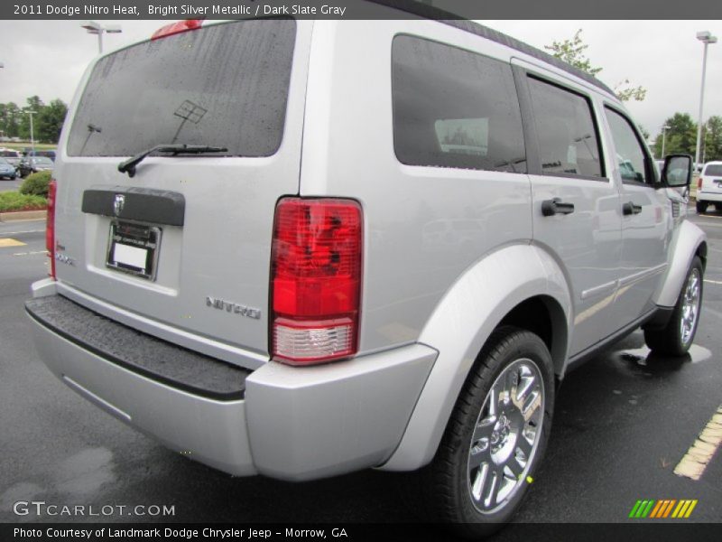 Bright Silver Metallic / Dark Slate Gray 2011 Dodge Nitro Heat