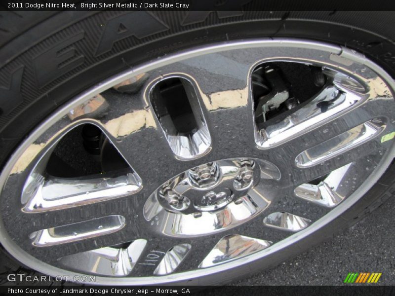 Bright Silver Metallic / Dark Slate Gray 2011 Dodge Nitro Heat