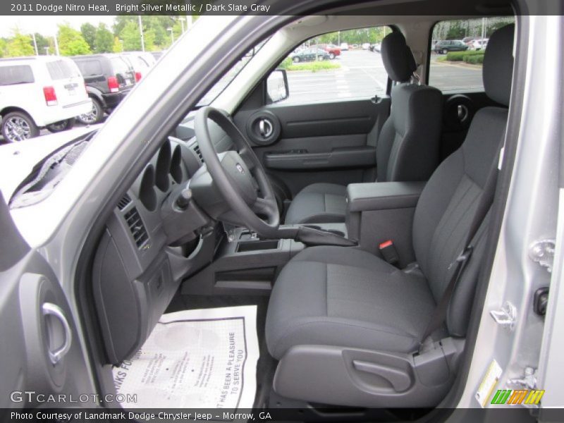 Bright Silver Metallic / Dark Slate Gray 2011 Dodge Nitro Heat