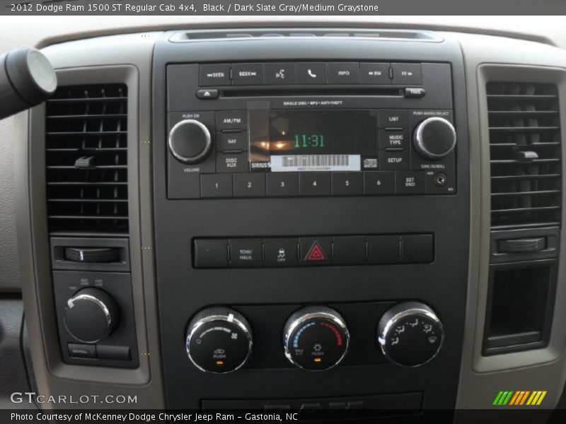 Controls of 2012 Ram 1500 ST Regular Cab 4x4