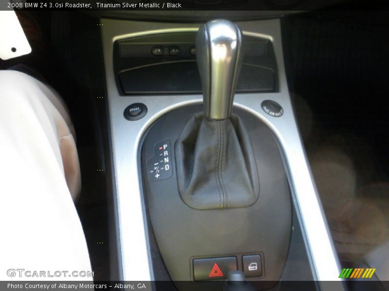 Titanium Silver Metallic / Black 2008 BMW Z4 3.0si Roadster