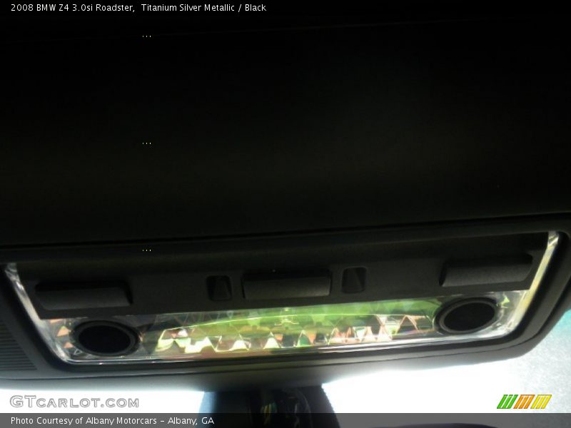 Titanium Silver Metallic / Black 2008 BMW Z4 3.0si Roadster