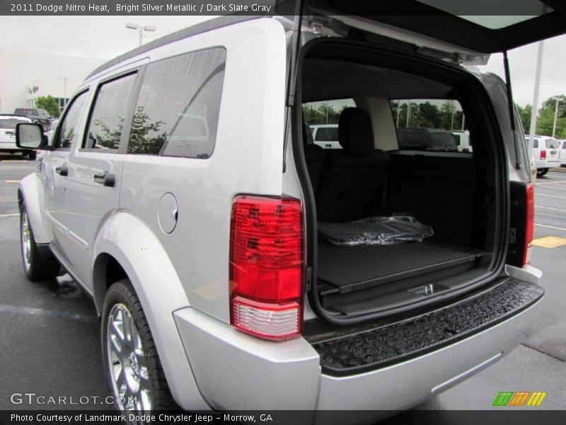 Bright Silver Metallic / Dark Slate Gray 2011 Dodge Nitro Heat