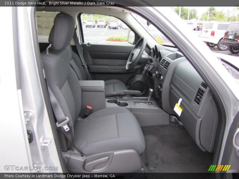 Bright Silver Metallic / Dark Slate Gray 2011 Dodge Nitro Heat