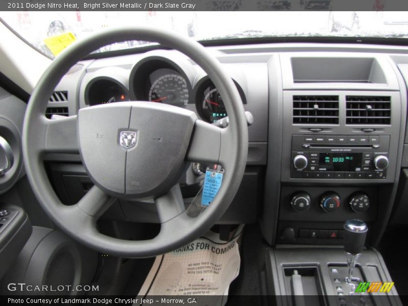 Bright Silver Metallic / Dark Slate Gray 2011 Dodge Nitro Heat