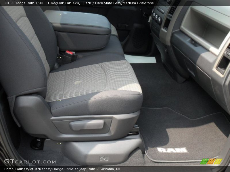 Black / Dark Slate Gray/Medium Graystone 2012 Dodge Ram 1500 ST Regular Cab 4x4