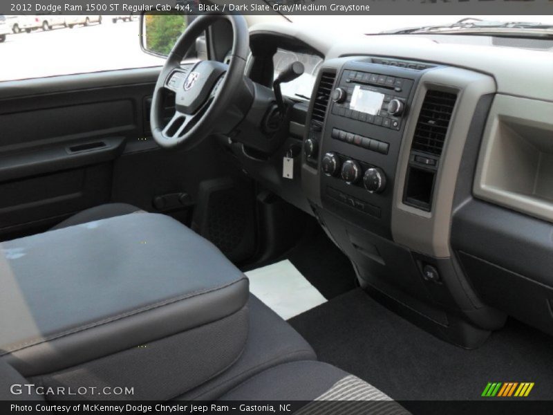 Black / Dark Slate Gray/Medium Graystone 2012 Dodge Ram 1500 ST Regular Cab 4x4