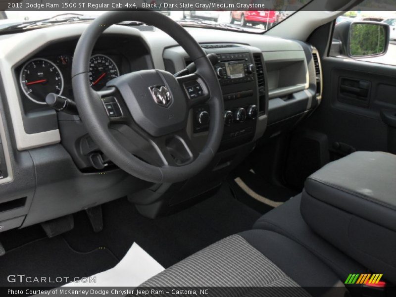  2012 Ram 1500 ST Regular Cab 4x4 Dark Slate Gray/Medium Graystone Interior