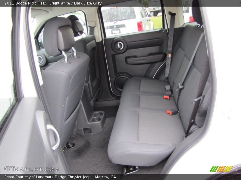 Bright White / Dark Slate Gray 2011 Dodge Nitro Heat