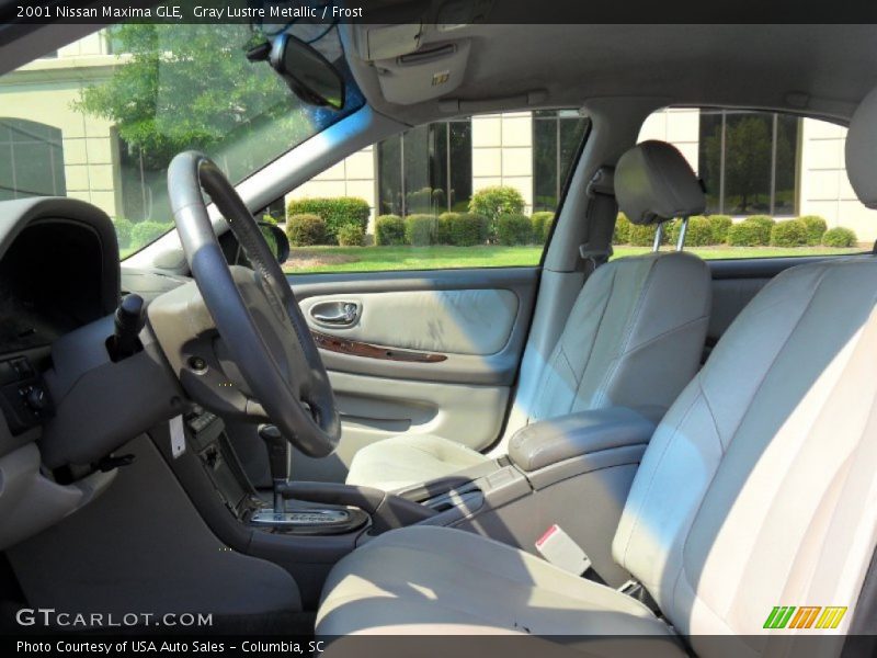 Gray Lustre Metallic / Frost 2001 Nissan Maxima GLE