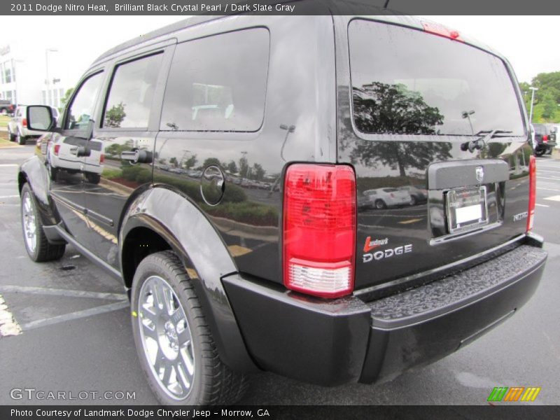 Brilliant Black Crystal Pearl / Dark Slate Gray 2011 Dodge Nitro Heat