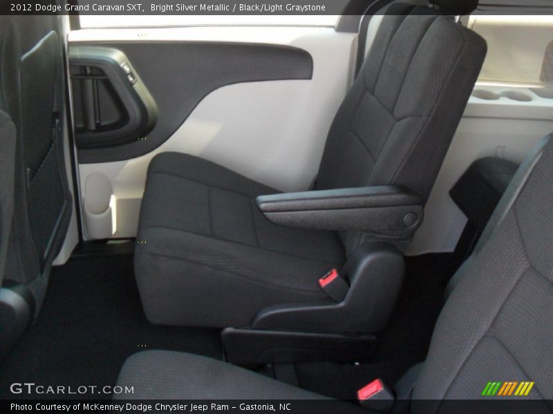 2012 Grand Caravan SXT Black/Light Graystone Interior