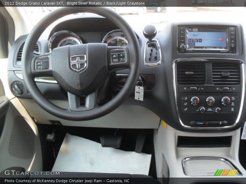 Dashboard of 2012 Grand Caravan SXT
