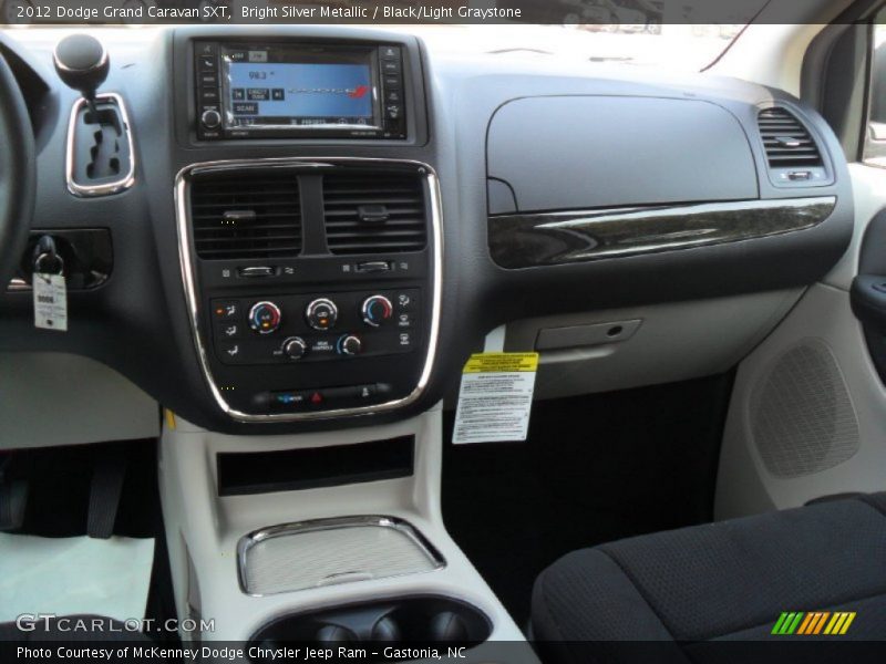 Dashboard of 2012 Grand Caravan SXT