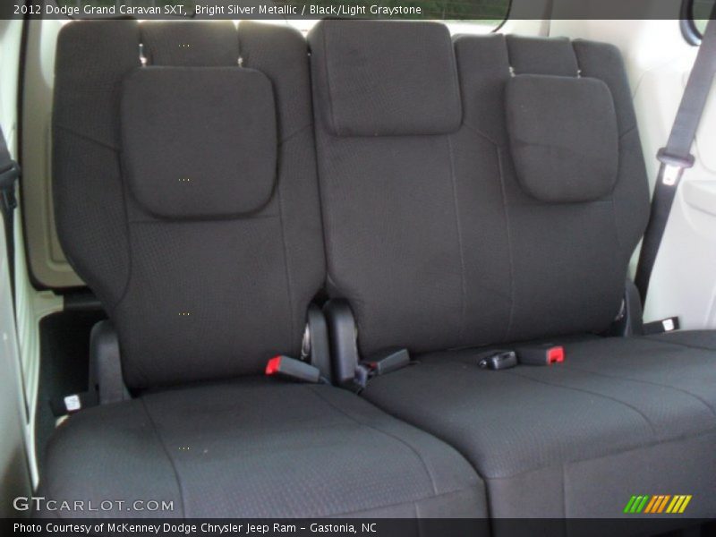  2012 Grand Caravan SXT Black/Light Graystone Interior
