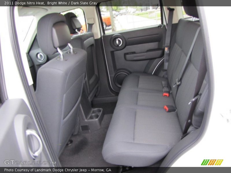 Bright White / Dark Slate Gray 2011 Dodge Nitro Heat