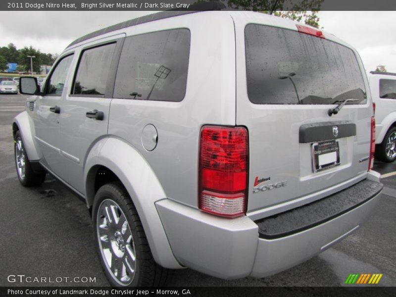 Bright Silver Metallic / Dark Slate Gray 2011 Dodge Nitro Heat