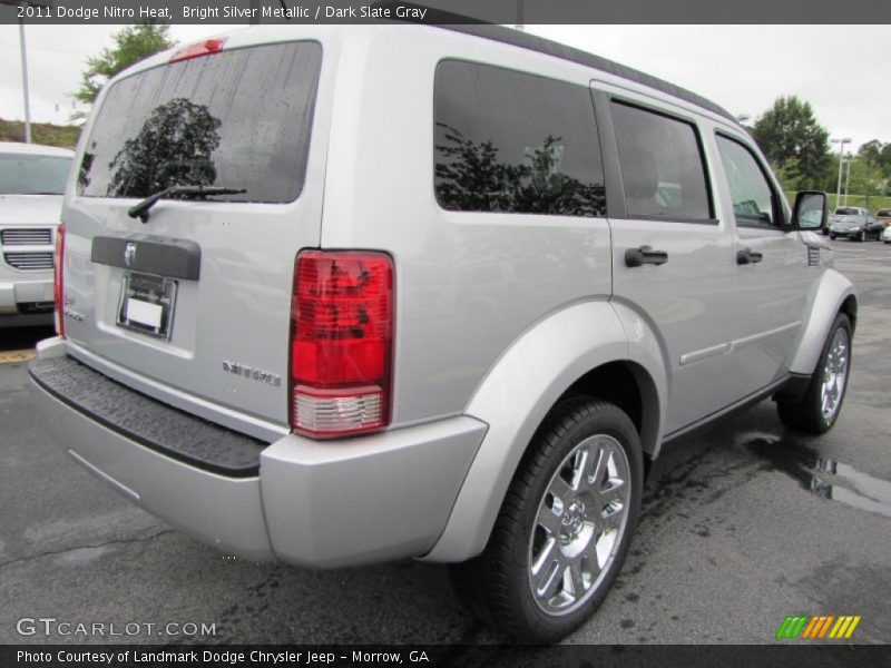 Bright Silver Metallic / Dark Slate Gray 2011 Dodge Nitro Heat