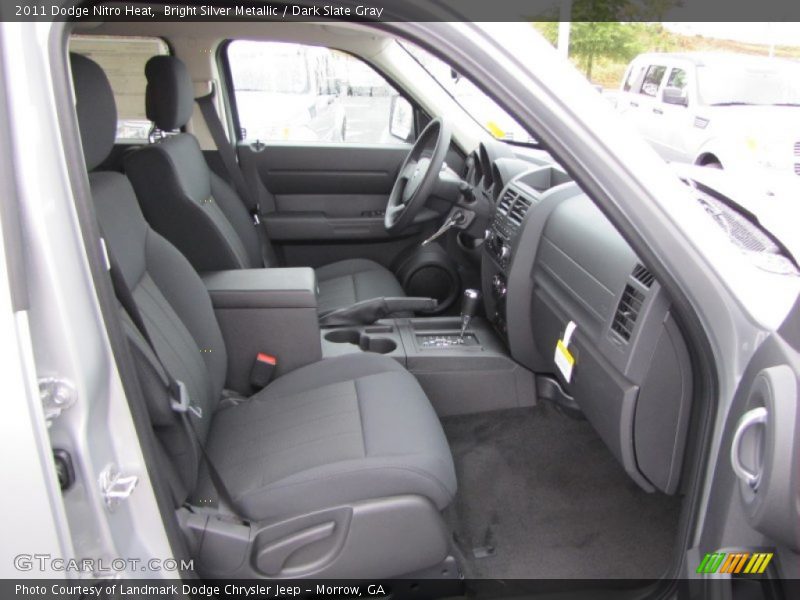 Bright Silver Metallic / Dark Slate Gray 2011 Dodge Nitro Heat