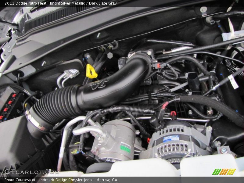 Bright Silver Metallic / Dark Slate Gray 2011 Dodge Nitro Heat