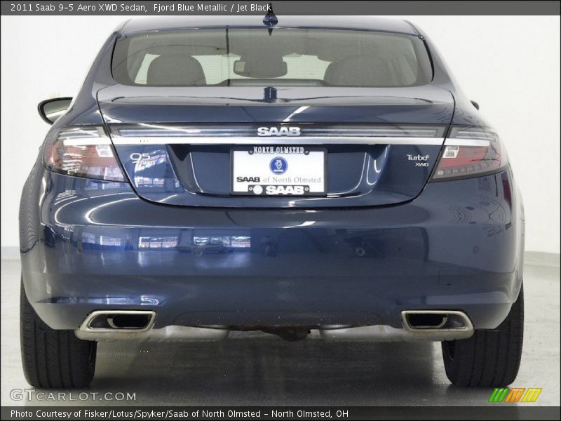 Fjord Blue Metallic / Jet Black 2011 Saab 9-5 Aero XWD Sedan