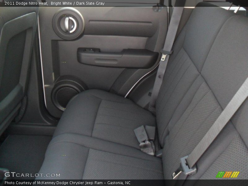 Bright White / Dark Slate Gray 2011 Dodge Nitro Heat