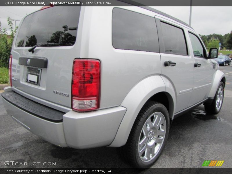 Bright Silver Metallic / Dark Slate Gray 2011 Dodge Nitro Heat