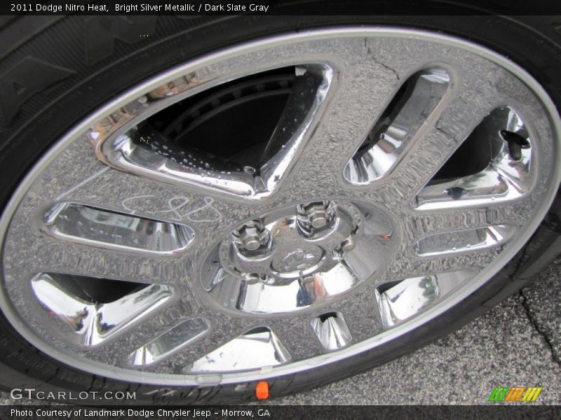 Bright Silver Metallic / Dark Slate Gray 2011 Dodge Nitro Heat